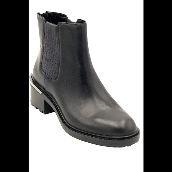Vince Camuto Leather Chelsea Boots Kelivena Black - Wide - Picture 2 of 5